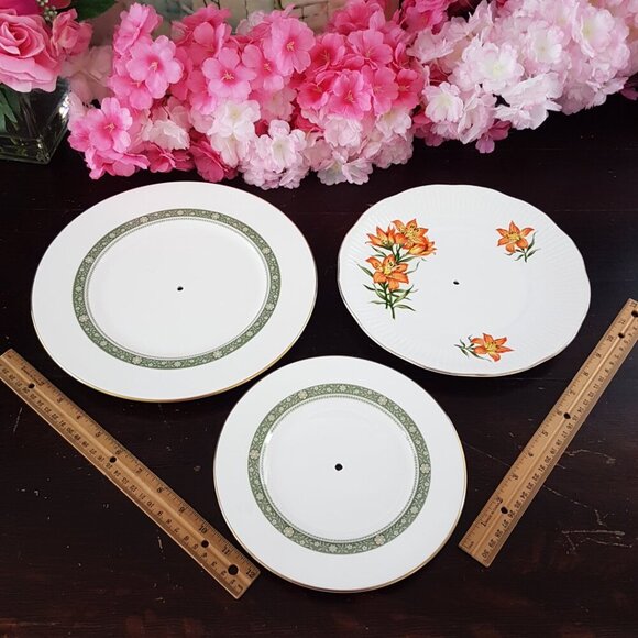 3 Tier Bone China Cake Stand Cupcake Dessert  High Tea Party Tray Christmas Gift - Picture 10 of 11